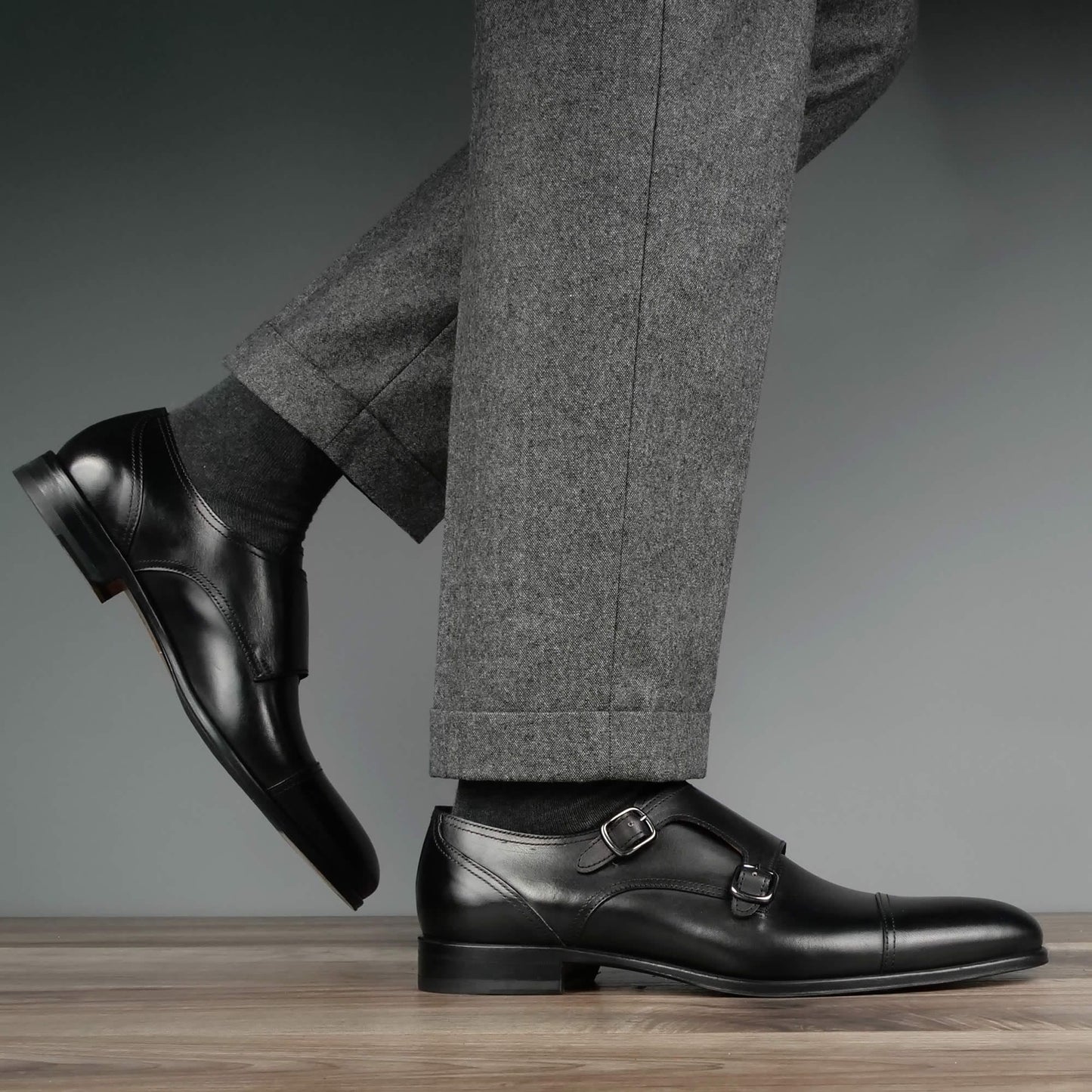 Bourne Monk Strap – Black