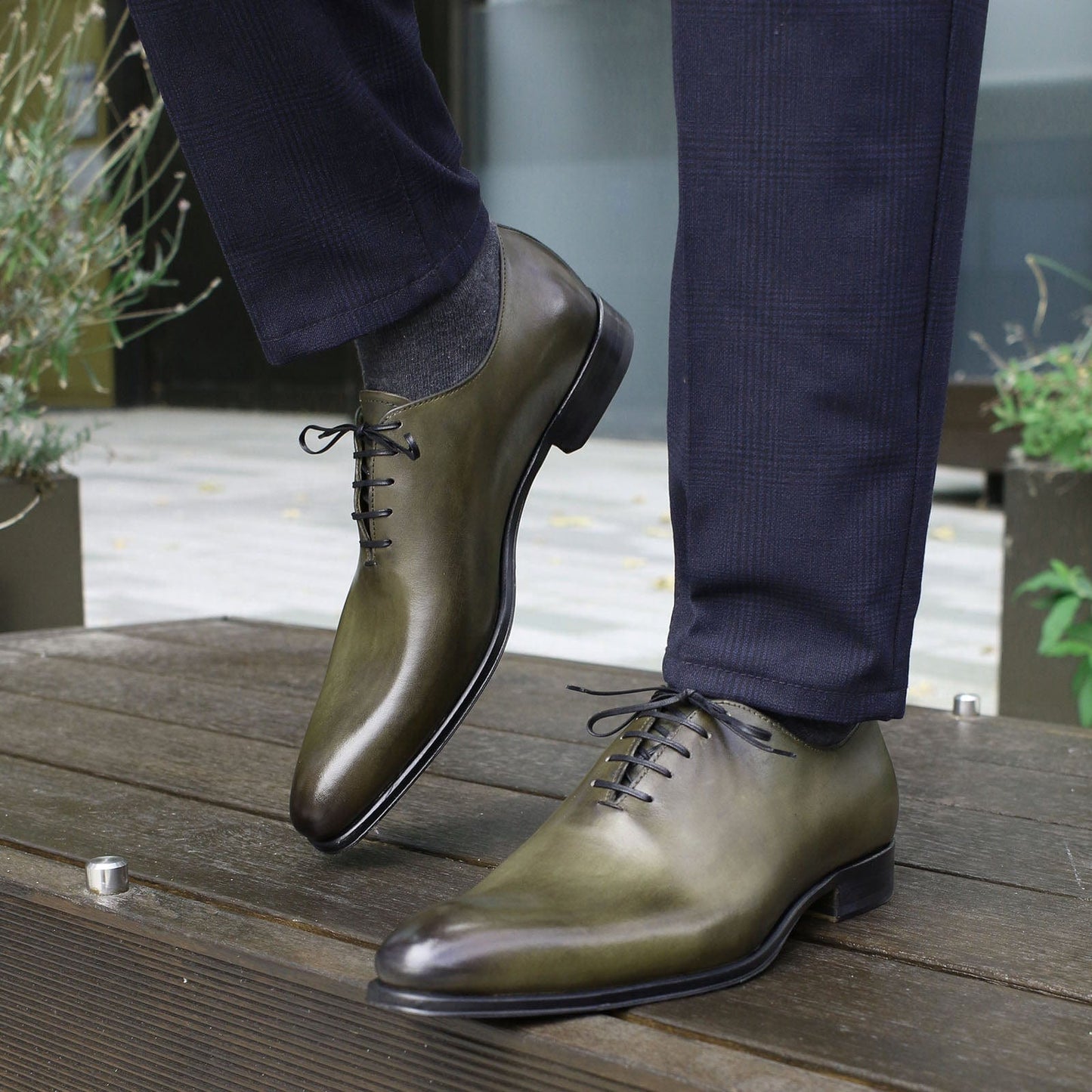 Classic Wholecut Oxford Green