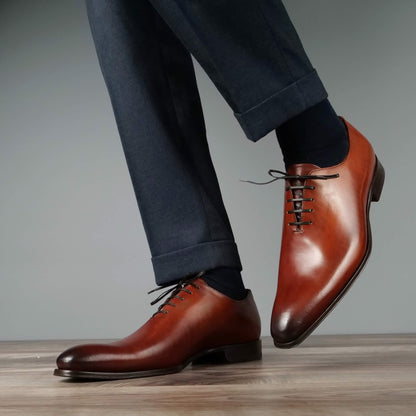 Classic Wholecut Oxford Chestnut